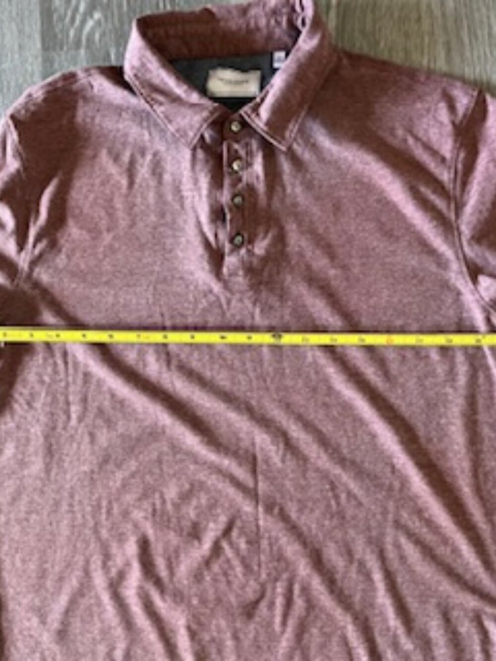🧡3/15 7 DIAMONDS Melange Polo Men's M - Picture 3 of 8